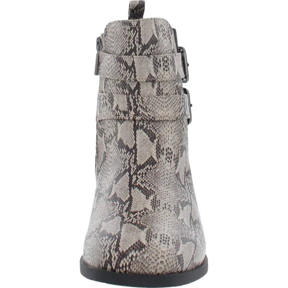 Size 6.5 - KENNETH COLE Reaction - Faux Leather Ankle Boots Moto NEW $109 msrp - Picture 3 of 5